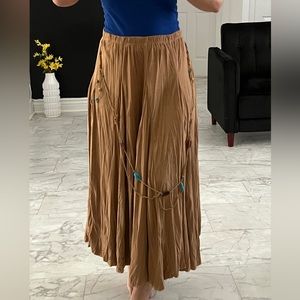 Suede Maxi Skirt 🍂